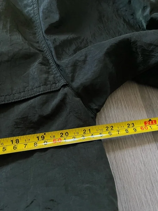 Olive Green Trench Coat Belted Lightweight Minimalist The Row Style Chic Paris - Picture 6 of 8